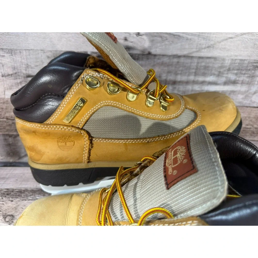 Timberland Chukka Boys Field Boots Tan Size 7